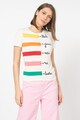 United Colors of Benetton Pulover tricotat fin, cu imprimeu Femei