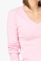 United Colors of Benetton Pulover din tricot fin cu decolteu in V Femei