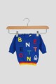 United Colors of Benetton Pulover cu model colorblock si logo Baieti