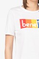 United Colors of Benetton Tricou din amestec de modal cu imprimeu logo Femei