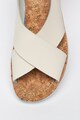 Camper Sandale din piele cu inchidere velcro Oruga Femei