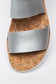 Camper Sandale din piele cu aspect metalizat Oruga Femei