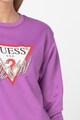 GUESS JEANS Bluza sport cu aplicatie din strasuri Femei