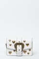 Versace Jeans Couture Geanta de piele ecologica cu bareta de umar si aplicatii metalice in forma de inima Femei