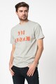 Diesel Tricou cu decolteu la baza gatului si text brodat Just Wm Barbati