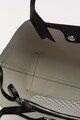 Emporio Armani Geanta shopper de piele ecologica, cu accesoriu logo detasabil Femei