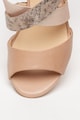 Caprice Sandale slingback de piele cu detalii cu model piele de reptila Femei