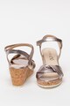 Caprice Sandale wedge de piele cu inchidere velcro Femei