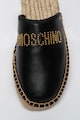 Love Moschino Saboti tip espadrile de piele cu aplicatii din nituri Femei