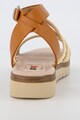 MTNG Sandale de piele ecologica cu insertii de iuta Femei