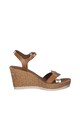 s.Oliver Sandale wedge de piele Femei