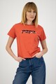Pepe Jeans London Tricou crop cu logo Pearl Femei