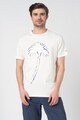 Pepe Jeans London Tricou lejer cu imprimeu cu palmier Nigel Barbati