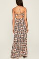 Pepe Jeans London Rochie maxi cu decolteu in V si model floral Femei