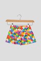 Agatha Ruiz de la Prada Pantaloni scurti evazati cu model cu inimi Heartful Fete