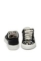 GUESS Pantofi sport cu animal print si garnituri de piele intoarsa Fete