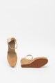 Pepe Jeans London Sandale wedge de piele intoarsa Wendy Bass Femei