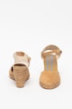 Pepe Jeans London Sandale wedge de piele intoarsa Wendy Bass Femei