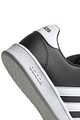 adidas Performance Pantofi sport de piele ecologica, cu dungi contrastante Grand Court K Fete