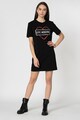 Love Moschino Rochie sport cu imprimeu logo stralucitor Femei