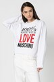 Love Moschino Bluza sport cu imprimeu logo Femei