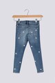 GAP Jeggings din denim cu broderii florale Fete