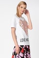 Love Moschino Tricou cu imprimeu logo Femei