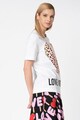 Love Moschino Тениска с лого Жени