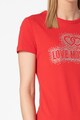 Love Moschino Tricou cu decolteu la baza gatului si aplicatii din strasuri Femei