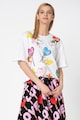 Love Moschino Tricou lejer cu imprimeu grafic F Femei