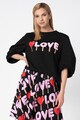 Love Moschino Bluza sport supradimensionata cu imprimeu logo Femei