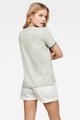 G-Star RAW Tricou din bumbac organic cu mansete contrastante Femei