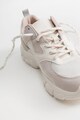 VIOLETA BY MANGO Pantofi sport cu garnituri din piele intoarsa Simone Femei
