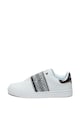 Trussardi Jeans Pantofi sport slip-on din piele ecologica, cu banda logo Femei