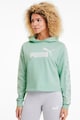 Puma Hanorac crop cu imprimeu logo Amplified Femei