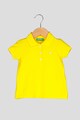 United Colors of Benetton Tricou polo cu aplicatie cu broderie logo Fete