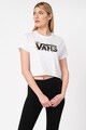 Vans Tricou crop din bumbac, cu imprimeu logo Greenhouse Femei