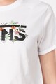 Vans Tricou crop din bumbac, cu imprimeu logo Greenhouse Femei