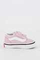 Vans Tenisi cu garnituri de piele intoarsa si piele Old Skool Fete