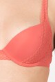 ESPRIT Bodywear Sutien cu push-up si garnituri din dantela Bruna Femei