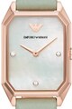 Emporio Armani Ceas quartz cu cadran Mother of Pearl Femei