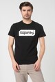 SUPERDRY Tricou cu decolteu la baza gatului si logo Core Barbati