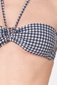 SUPERDRY Sutien bandeau de baie cu model gingham Tilly Femei