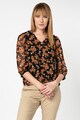 Vero Moda Bluza cu decolteu in V si imprimeu floral Iris Femei