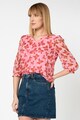 Vero Moda Bluza cu decolteu in V si imprimeu floral Iris Femei