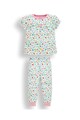 JoJo Maman Bebe Pijama cu model floral Fete