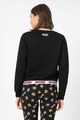 Moschino Bluza de pijama cu terminatie elastica cu logo Femei