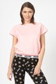 Moschino Tricou de pijama cu terminatie elastica cu logo Femei