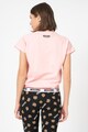 Moschino Tricou de pijama cu terminatie elastica cu logo Femei