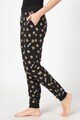 Moschino Pantaloni de pijama cu model logo Femei